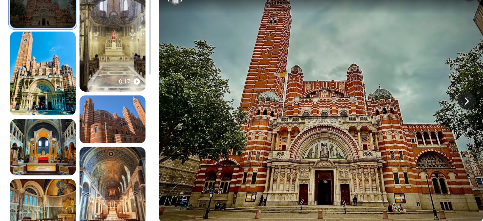 Professional Statement – Westminster Cathedral Event